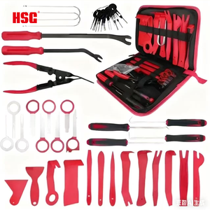 Outil de démontage de garnitures de <span class=keywords><strong>voiture</strong></span>, outils à main pour automobile, kit de levier de démontage pour tableau de bord et intérieur de porte - Product Image 2