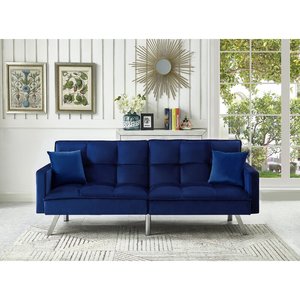 Modern Style Fabric Foldable Sofa Bed <strong>Small</strong> Room Sofa Set <strong>Double</strong> Seat <strong>High</strong> Quality Multicolor Design for Apartment Living Room - Product Image 6