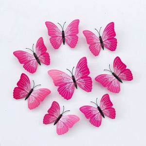 6/8/10/12CM Colorful Realistic Butterfly Home Party Decoration Removable Butterflies 3D Wall Art <b>Decal</b> Decorative Stickers - Product Image 6