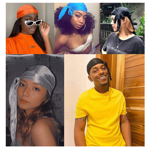 <span class=keywords><strong>Durag</strong></span> en Velours de Qualité Supérieure, Durags Doux et Veloutés, Longues Sangles Larges Doubles, <span class=keywords><strong>Durag</strong></span> Soyeux pour Hommes et Foulard - Product Image 3