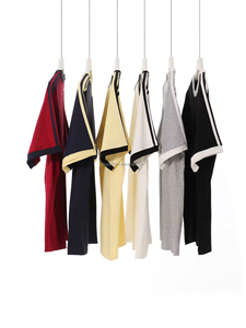 Camiseta Casual de Manga Corta de Algodón 100% Jersey de 240g de Marca Americana de Moda para Hombre y Mujer, Lisa, Cuello Holgado - Product Image 3