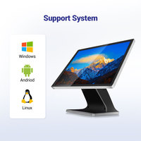 Ordinateur industriel tout-en-un avec interface USB, nouveau moniteur tactile capacitif étanche à 10 points de contact, écran 16:9, garantie 5 ans