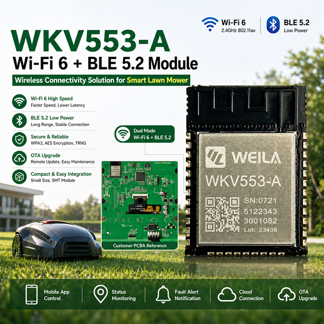 OEM Wi-Fi 6 BLE 5.2 Module for Smart Home and IoT Applications