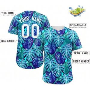 Factory Price Polyester Sublimation Plain Stripe Custom Logo <b>Baseball</b> Team Uniform - Product Image 2