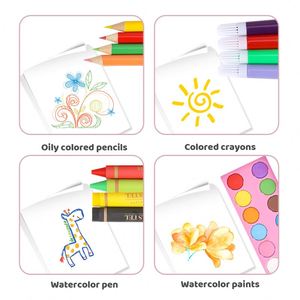 Kit de peinture colorée Zhorya, ensemble de pinceaux pour graffitis, ensemble d'art pour enfants, ensemble d'art pour artistes, pour les enfants - Product Image 4