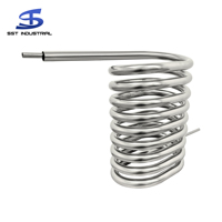 Nouveautés : Échangeur de chaleur tubulaire écologique, serpentin en acier inoxydable 306L, OEM 201 439, serpentin en acier inoxydable SS304