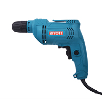 Perceuse électrique portable BYT-6001 450W, mandrin sans clé 10mm, vitesse variable, outils électriques pour le bois et le métal