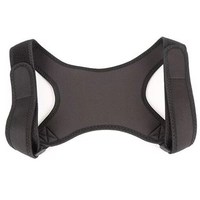 Correcteur de posture dorsal supérieur en néoprène respirant Ollas, ceinture claviculaire réglable, soulagement de la douleur à l'épaule