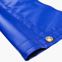 Rideau de séparation en PVC de haute qualité avec fenêtre transparente - Polyvalent pour atelier, entrepôt, chambre froide, magasin de détail