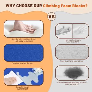 Đồ chơi leo trèo mềm mại trong nhà nhiều màu sắc cho trẻ mới biết đi, bộ dụng cụ tập thể dục bằng xốp cho trẻ em, cầu trượt và leo trèo - Product Image 2