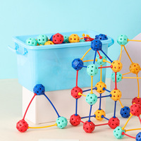 Puzzles 3D Perles DIY Assemblage Insertion de Perles Jouet Créatif Mini Briques Blocs de Construction