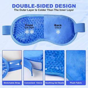 Mascarillas Faciales Frías y Calientes 7D Bingyuan <span class=keywords><strong>para</strong></span> Ojeras, Hinchazón, Migrañas, Dolores de Cabeza, Enrojecimiento por Estrés, Enfriamiento con Hielo - Product Image 4