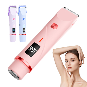 Tondeuse bikini professionnelle double tête (large et petite) pour femme, rasoir de précision, épilateur lavable IPX7 pour usage quotidien - Product Image 1