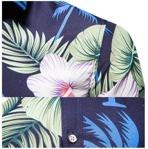 Nuova Camicia da <span class=keywords><strong>Uomo</strong></span> a Maniche Corte Stampata <span class=keywords><strong>Taglie</strong></span> Forti - Product Image 4