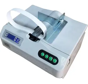 MIni paper banding machine for strapping cash money 20mm width binding machine