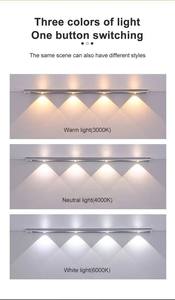 Fast Delivery USB Rechargeable <b>Wireless</b> Induction LED Lamp Modern Indoor Sensor Night <b>Light</b> Cat Eye <b>Light</b> Hill Shadow <b>Light</b> - Product Image 2