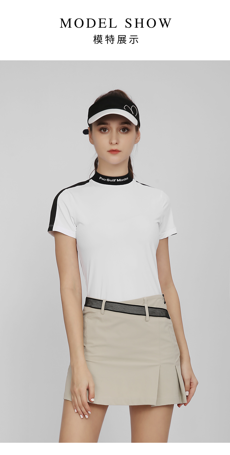 PGM QZ086 short breathable ladies customizable golf skirts sports golf