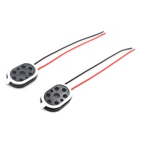 Mini altavoz ovalado para eventos, mini altavoz con cable 2014 8R 1W, 20x14MM, 8 Ohm, 1W