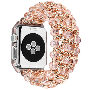 Perlas <span class=keywords><strong>de</strong></span> moda pulsera correa para <span class=keywords><strong>apple</strong></span> <span class=keywords><strong>watch</strong></span> bandas <span class=keywords><strong>44</strong></span> 42mm iwatch serie 5 4 3 2 a mano reloj <span class=keywords><strong>de</strong></span> pulsera las chicas <span class=keywords><strong>de</strong></span> 38mm - Product Image 4