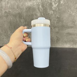 Stainless Steel 14oz <b>Kids</b> Travel Beverage Tumbler with Straw Lid Handle Insulated Drinking Cup - Product Image 3