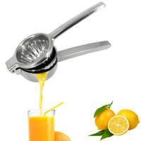 Vente chaude 2 en 1 De Poche Citron Vert Concasseur De Jus De Fruits Cuisine Presse-agrumes Presse À Main En Acier Inoxydable 304 Presse-agrumes Manuel