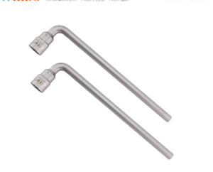 Clé à douille en forme de L en acier inoxydable 304 |   Douille de tuyauterie de type 7 |   Outil de réparation automobile anti-magnétique à douille hexagonale - Product Image 1