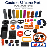 Pièces moulées en caoutchouc silicone sur mesure, service OEM ODM pour la production de prototypes de composants industriels, automobiles et médicaux