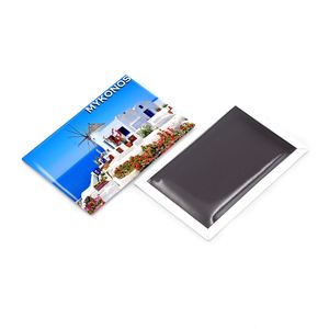 Aimants de réfrigérateur personnalisés en métal avec photo souvenir, faible MOQ, aimants de réfrigérateur en fer blanc personnalisés avec paysages pour cadeaux de voyage, vente en gros - Product Image 1