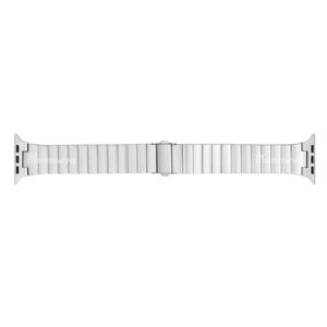Luxury White Stainless Steel Adjustable Band Smartwatch Series 11 Ultra Breathable Butterfly Clasp Instant Change <b>Case</b> Set - Product Image 1