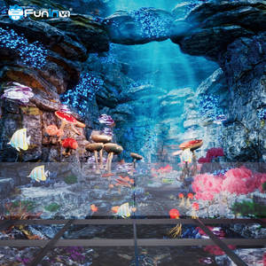 Simulateur de cinéma 9d Vr Attractions expérientielles immersives multi-joueurs <span class=keywords><strong>Jeu</strong></span> de projecteur de sol interactif <span class=keywords><strong>Jeu</strong></span> de <span class=keywords><strong>parc</strong></span> Vr pour enfants - Product Image 2