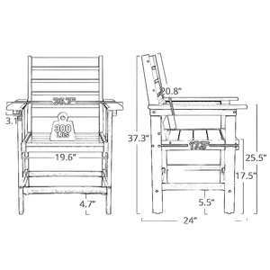 Sillas de jardín de plástico HDPE cómodas y modernas de alta calidad para comedor al aire libre, terraza, ocio, uso en Hotel, impermeable, ecológico, bajo - Product Image 5