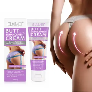 Crema orgánica de etiqueta privada para aumento de glúteos y caderas, crema de aumento de glúteos grandes para mujeres