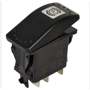 Interrupteur à bascule 4 broches marche/arrêt pour frein de stationnement de chargeuse compacte 216 216B 246 257 262 246B 247 247B 142-9320 1429320 - Product Image 1