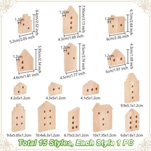 Tableau de graffiti en bois pour enfants, jouets en bois massif, blocs de construction, décorations de maison, ornements, artisanat - Product Image 4
