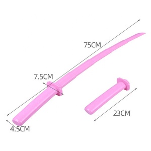<span class=keywords><strong>2023</strong></span> 3D impresión Katana retráctil Samurai juguete cuchillo Rosa espada larga samurái hoja asesino cuchillo gravedad cuchillo juguete - Product Image 1