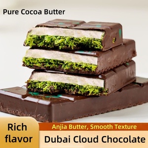 Xác thực Dubai quả hồ trăn sô cô la 100g 200g làm bằng tay thanh sô cô la đen sắc nét giáng sinh hương vị bánh quy bơ ca cao - Product Image 4