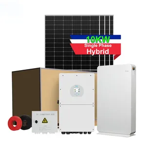 Komplettes off-grid-hybrid-solarstromsystem für wohngebäude 5000 w 5 kw 15 kw 10 kw 20 kw solarpanel energiesystem für zuhause in europa