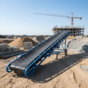 Système de Convoyeur à Bande Mobile en Caoutchouc de Haute Qualité pour Gravier, Minerai, Roche, Béton, Exploitation Minière, Céréales - Équipement de Transport à Bande Mobile - Product Image 1
