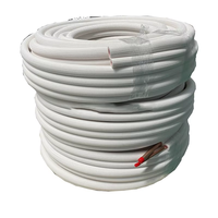 Kit de conduites en cuivre isolées en PE blanc pour système split de climatisation