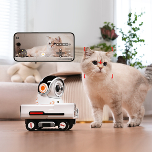 Verified Joy Capture Caméra pour animaux de compagnie à 360 degrés Recharge automatique Never Miss Motion Alert Home Pet Monitoring System Pet Vlog Camera - Product Image 4