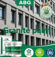 Revêtement en granit flexible hydrofuge, finition pierre réaliste, revêtement mural en granit liquide pour façades de bâtiments résidentiels