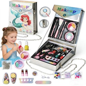 Kits de Maquillaje de Juguete 2026 para Princesas con Cosméticos Lavables y Caja de Manualidades Láser, Plástico, Marca Privada, En Stock para Niñas - Product Image 1
