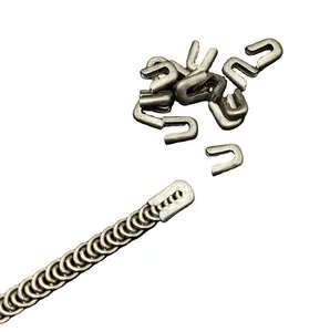 CYG Bán Buôn 6 Mét 1/4 ''Thép Không Gỉ Mẹo End Caps Boning Bìa Cho Xoắn Ốc Thép Boning