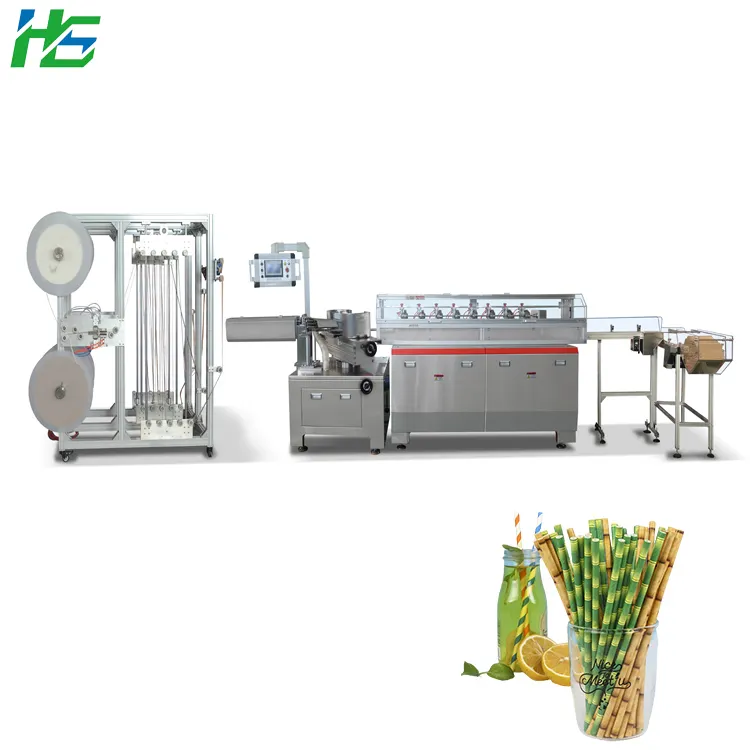 Hongshuo HS-XGJ High-Speed Paper Straw Machine Automatic Paper Straw Machine New Upgraded Paper Straw Machine Manufacture