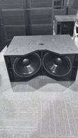 Système audio professionnel avec deux caissons de basses de 18 pouces, son professionnel pour événements intérieurs et extérieurs, basses de scène, vente en gros OEM