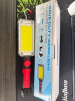 Nouvelle lampe LED portable à suspension magnétique, rechargeable par USB, pour atelier, hôtel, camping extérieur, à pression manuelle, IP20