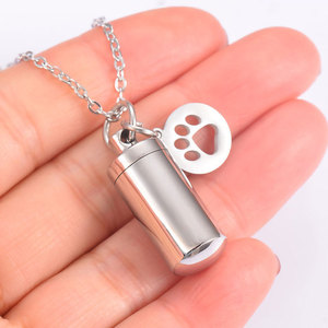 Custom 316L Stainless Steel 14k 18k PVD Gold Plated Memorial <b>Pendant</b> Urn Blank Necklace Cremation Jewelry <b>For</b> <b>Ashes</b> Engraving - Product Image 4