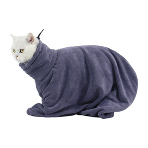<b>Cat</b> Comfort Swaddle Bag Microfiber Absorbent Wrap For Post Bath <b>Cats</b> Orange Oval Shape SML - Product Image 5
