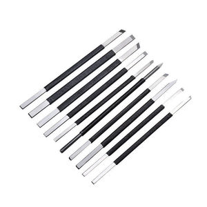 Juego de cuchillos para tallar sellos, mango de 33cm, hoja de 24cm, acero de tungsteno duradero para tallar madera, jade y piedra, diseño minimalista - Product Image 1