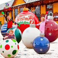 Boules de Noël géantes en fibre de verre, boules de Noël de grande qualité, décoration de Noël pour les centres commerciaux, les hôtels